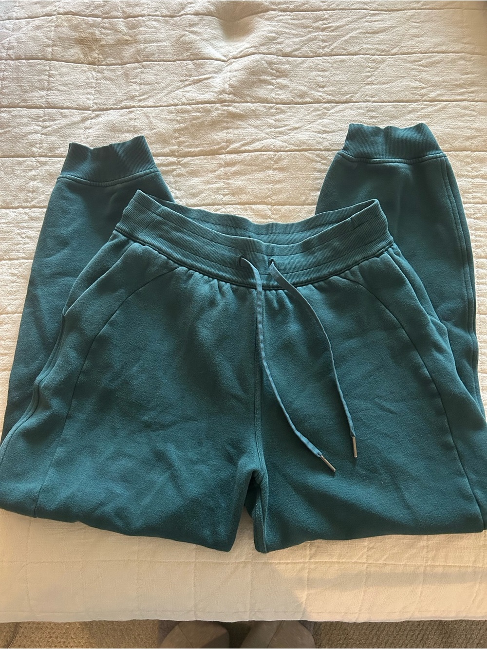 lululemon athletica Teal Joggers with Drawstring